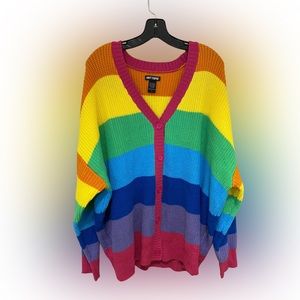 “Hot Topic” Oversized Cardigan
Size 2 **Runs Big**
Brand New & Never Worn 
$35